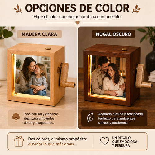 CUBO DE FOTOGRAFIAS GIRATORIO